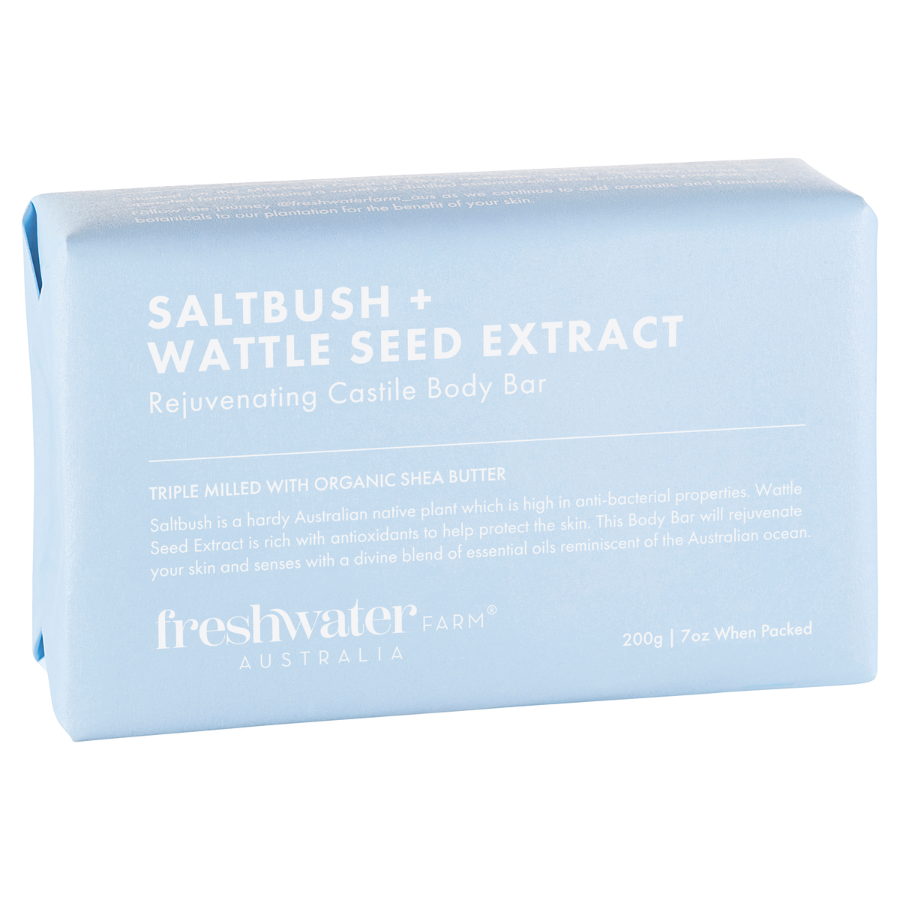 Saltbush + Wattle Seed Extract, Rejuvenating Body Bar