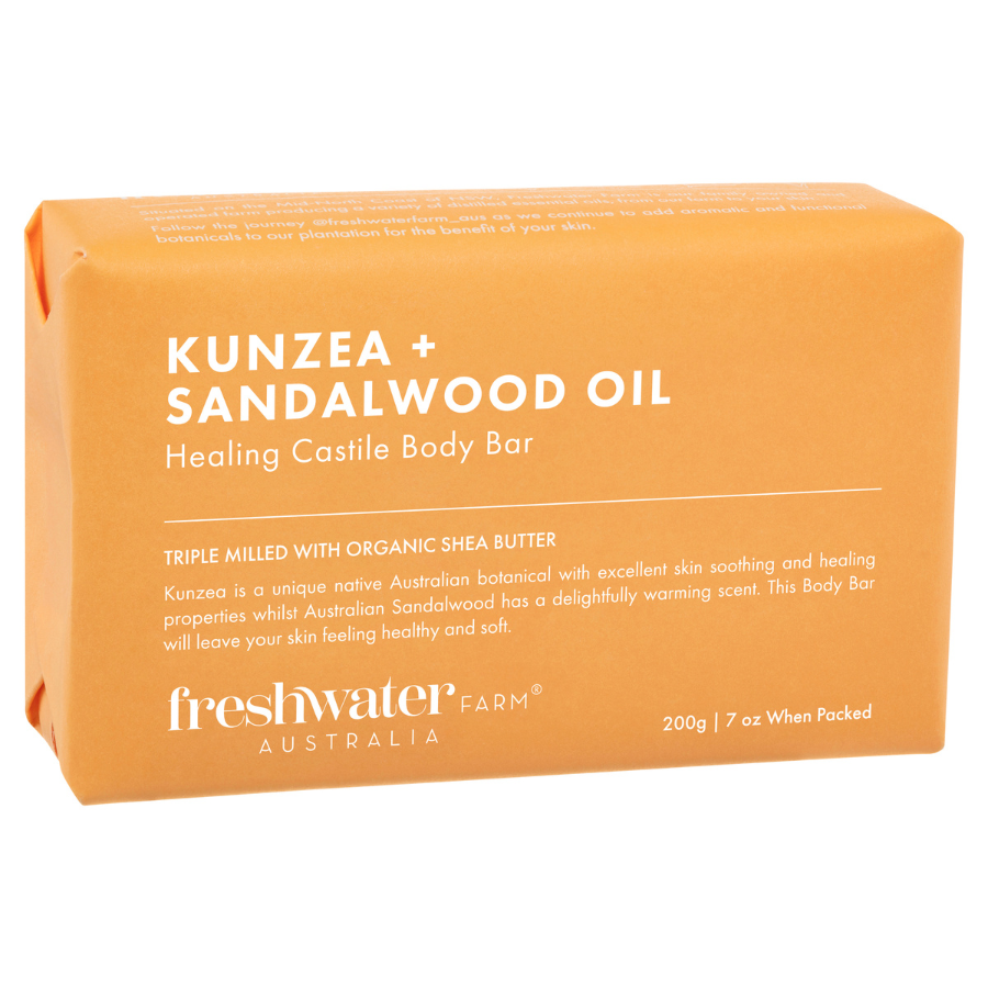 Sandalwood + Kunzea Oil, Healing Body Bar