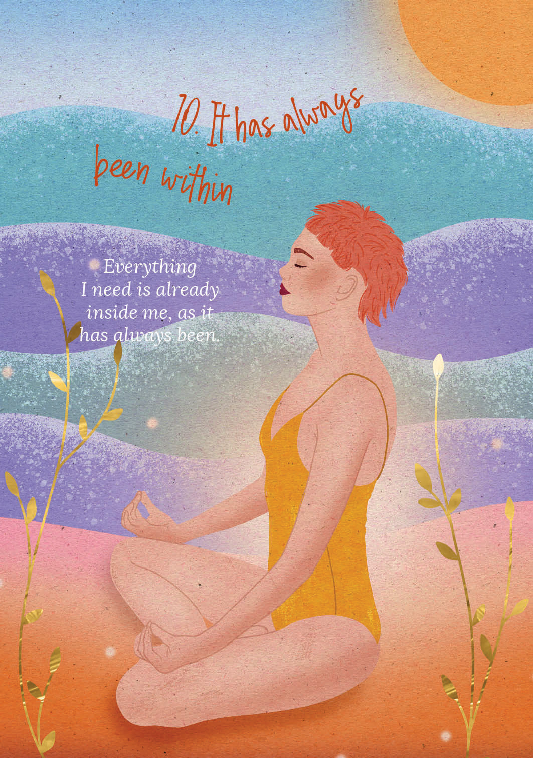 Finding Inner Peace Inspiration Cards: Become the best version of yourself