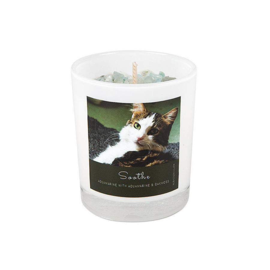 Soothe Ritual Candle with Aquamarine